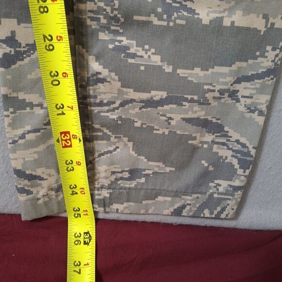 US Air Force ABU Utility Trousers Pants Mens 34x35 Green Beige Digital Camo - Picture 5 of 12